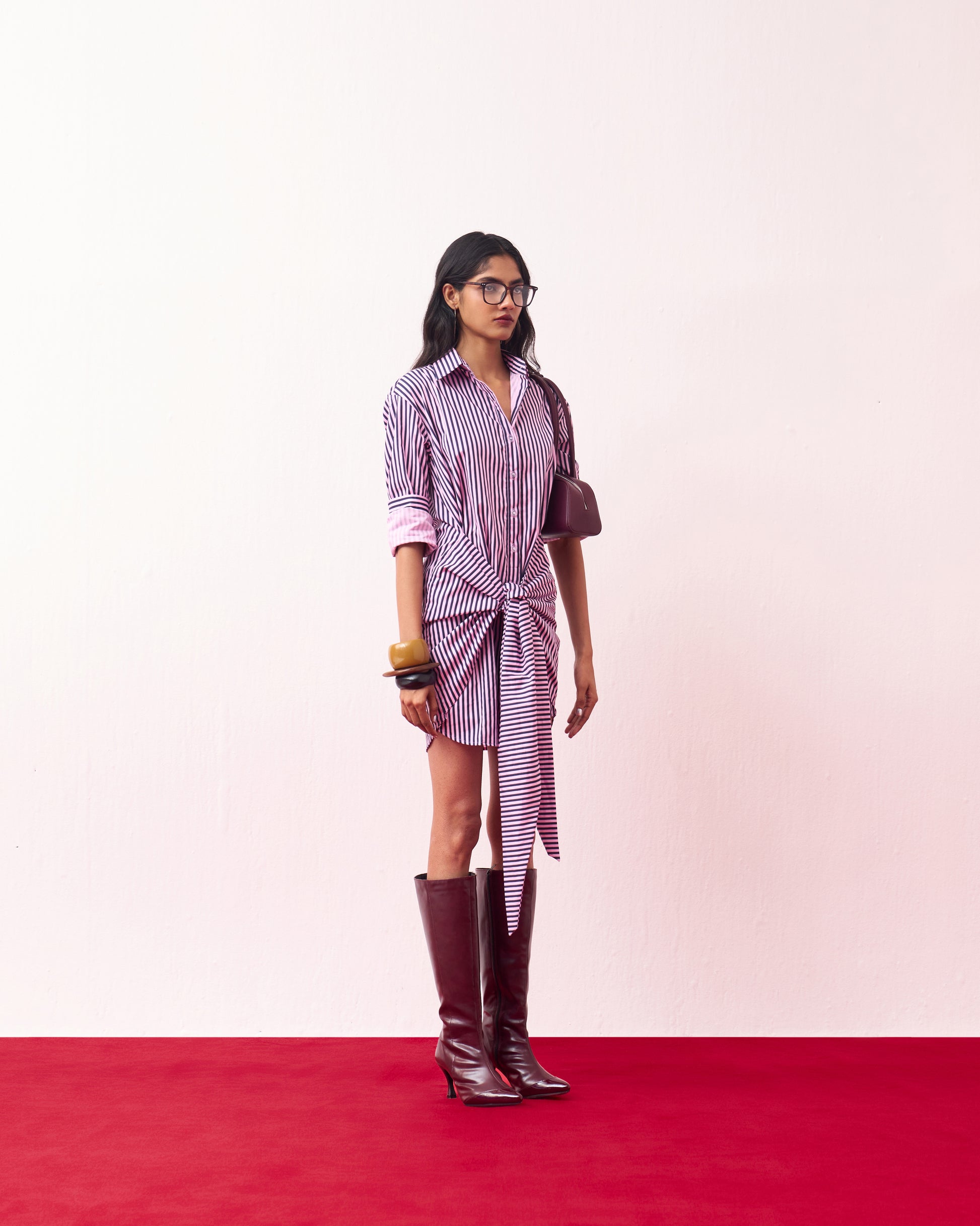 Curve Dress- Riviera Blue