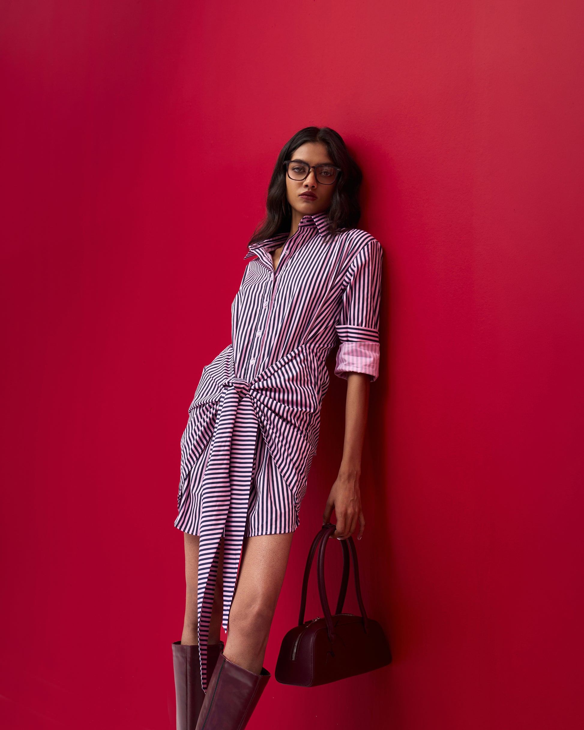 Curve Dress- Riviera Blue